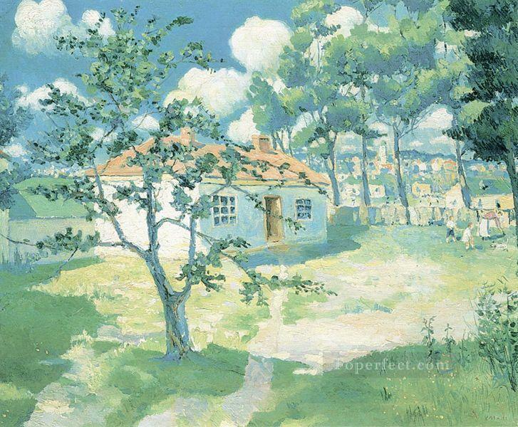 spring 1929 Kazimir Malevich trees Oil Paintings